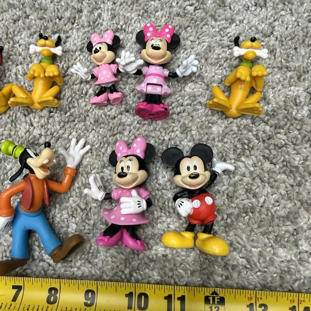 Disney PVC + Figures huge lot mickey Minnie Pluto chip dale goofy (AS IS)